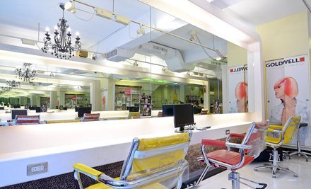 日式威廉髮藝集團 5.0折! - 洗＋剪/+縮毛矯正離子燙/護/燙髮