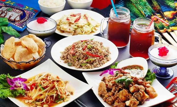 桂河泰式料理(成大店) 3.6折! - 2人泰式合菜:椒麻雞 泰式打拋豬