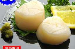 北海道4S生食鮮甜干貝，今日結帳再打85折！