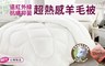 17LIFE 2.8折! - 遠紅外線抗螨抑菌超熱感羊毛被