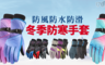 17LIFE 5.6折! - 騎車防風防水加絨保暖觸控手套