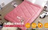 BEDDING 5.0折! - 雙面同色水晶絨+毛巾繡花暖暖被
