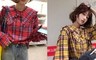 17LIFE 5.0折! - 簡約海軍風格子長袖女休閒襯衫