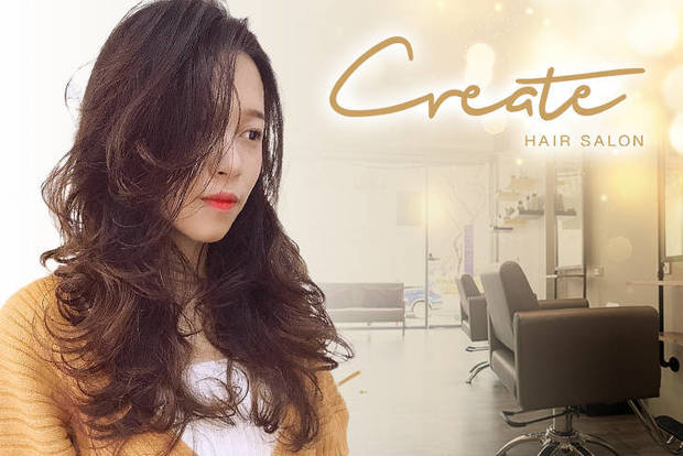 Create hair salon 3.0折! - 哥德式結構剪護 /髮根燙