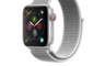 生活市集 7.1折! - Apple Watch Series 4 40mm銀色鋁金屬錶殼搭配貝殼白色運動