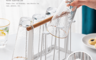 生活市集 3.1折! - 簡約手提可移式瀝水杯架