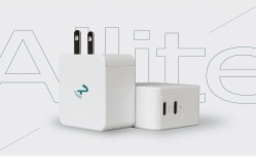 Allite 65W GaN 氮化鎵雙口 USB-C 快充充電器:體積更小、效能更高、不易發熱雙孔Type C,手機筆電充電65W 大功率,充電時間超快速