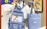 生活市集 6.4折! - 開學必備書包背包5件組