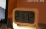 生活市集 7.6折! - 環形鬧鐘燈(時鐘+LED小夜燈 貪睡/伴睡燈)