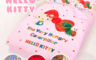 生活市集 4.2折! - 雙人加大床包涼被四件組 HELLO KITTY X 好餓的毛毛蟲-粉