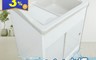 生活市集 2.8折! - 日式穩固耐用ABS櫥櫃式大型塑鋼洗衣槽 雙門 台灣製造 滑動拉門