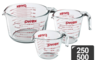 Pyrex 康寧烘焙 6.4折! - 耐熱玻璃單耳量杯250ml/500ml/1000ml