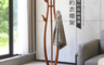 生活市集 6.1折! - 創意簡約實木落地衣帽架 吊衣架 掛衣架 (HA-991)