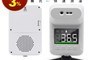 生活市集 5.2折! - 壁掛式紅外線測溫儀(K-3S) 自動測溫儀/商品附腳架/紅外線感溫/雙溫度模式