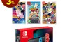 生活市集 8.2折! - Nintendo任天堂 switch主機+炸彈超人+胡鬧搬家+舞力全開2020