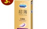 生活市集 7.5折! - 杜蕾斯Durex 超薄勁潤裝 5入裝 保險套/衛生套/添加矽性潤滑液
