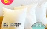生活市集 5.7折! - 台灣製造65x65公分抱枕芯 (適用60x60公分枕套)