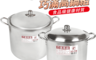 生活市集 4.7折! - 台灣製不鏽鋼巧滿高鍋組(30cm、40cm) 鍋具、鍋子/雙耳湯鍋