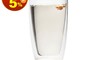 Chikao 7.4折! - 耐熱雙層杯380ml 玻璃杯/水杯、杯具、杯子/隔冷隔熱