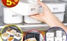 生活市集 3.1折! - 密封冷藏保鮮盒4件套(S+M+L+XL) 可微波、低溫冷藏/便當盒/可疊放