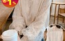生活市集 6.3折! - 微美泡泡燈籠袖蕾絲雪紡上衣 (杏色/白色/粉色/黑色)
