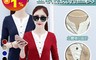生活市集 6.0折! - 韓系時尚立領假兩件上衣 M/L/XL/2XL 黑/卡其/藏青/酒紅