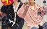NEW FORCE 5.8折! - 寬版開襟領排釦居家套裝 女生睡衣/家居服/睡衣套裝