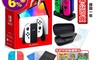 Nintendo 任天堂 8.2折! - Switch OLED白色主機+收納包+保護貼+配件