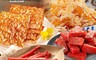 生活市集 8.9折! - 快車肉乾經典4口味組合 杏仁香脆肉紙/特厚蜜汁肉乾/元氣條(原味)/煙燻魷魚絲