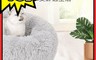 Caiyi 6.4折! - 長毛絨舒眠寵物窩(直徑60cm)寵物用品/寵物睡窩/狗窩/貓窩
