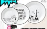 美國康寧 CORELLE 6.2折! - SNOOPY 復刻黑白環遊世界3件式餐盤組