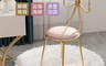 生活市集 7.5折! - 北歐風輕奢甜美風蝴蝶化妝椅 餐椅 椅凳 休閒椅 網紅椅 蝴蝶椅 椅子 吧檯椅