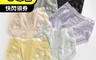 生活市集 5.0折! - 高彈性緹花蕾絲細膩透氣高腰內褲 大尺碼內褲 透氣舒適 親膚內褲  無痕內褲