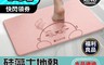 生活市集 3.4折! - (福利品)夯吉硅藻土吸水速乾地墊大尺寸60x39