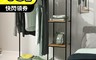生活市集 7.9折! - 4層工業風金屬收納衣架 置物架 收納架
