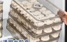 AOTTO 6.9折! - 透明可疊加保鮮水餃盒(LS-009)