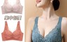 生活市集 4.4折! - 大尺碼秋意防副乳蕾絲美胸無鋼圈內衣 M-XXL 無痕內衣