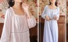 生活市集 5.4折! - 清新棉質親膚透氣居家睡裙 L/XL 居家服 家居服