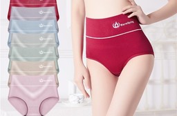 石墨烯精梳棉透氣舒適高腰收腹內褲 無痕內褲 L-XXL 大尺碼內褲