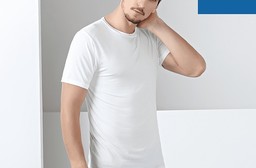 【HENIS】男款莫代爾涼感親膚短袖上衣 M-XL