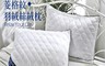 生活市集 7.5折! - 七星級飯店菱格紋羽絲絨枕頭