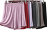 生活市集 7.5折! - 中大尺碼莫代爾鬆緊腰高彈涼感舒適寬鬆短褲 M-5XL 冰絲短褲