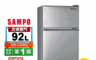 SAMPO聲寶 10.0折! - 92公升一級能效定頻雙門冰箱SR-C09G~含拆箱定位