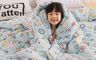 生活市集 7.5折! - 兒童幼稚園秋冬牛奶針織棉被(可整件水洗) 幼稚園棉被 兒童棉被 冬被
