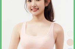 透氣網眼設計學生內衣