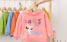 生活市集 10.0折! - 兒童卡通圖案連帽寬鬆長袖T恤 多色多款任選