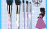 生活市集 7.5折! - 水晶握柄化妝刷具套組 新手化妝刷具 (5支／組)