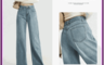 生活市集 10.0折! - 女款高腰寬鬆牛仔闊腿長褲 XS-2XL碼 兩色任選