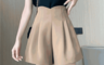 生活市集 10.0折! - A字高腰西裝短褲 顯瘦闊腿短褲