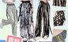 生活市集 10.0折! - 高腰垂墜感寬鬆直筒紮染雪紡冰絲褲 M-XL 寬褲 5款任選 鬆緊腰設計